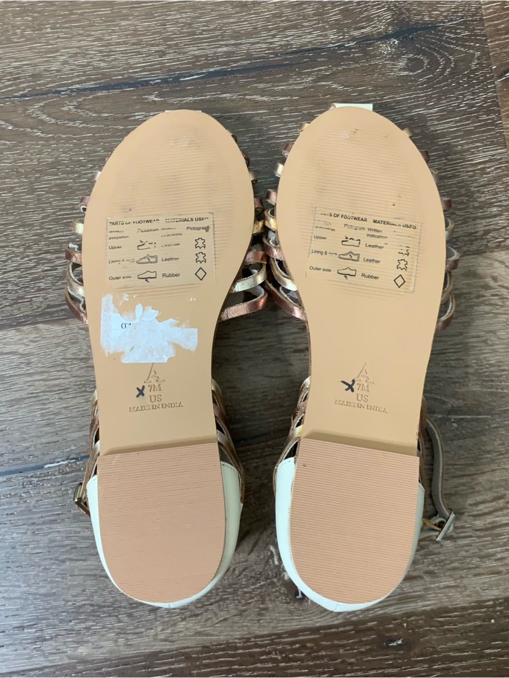 Anthropologie Womens fisherman gladiator sandals 7 - Picture 9 of 10